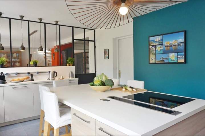Peinture murs cuisine Rennes